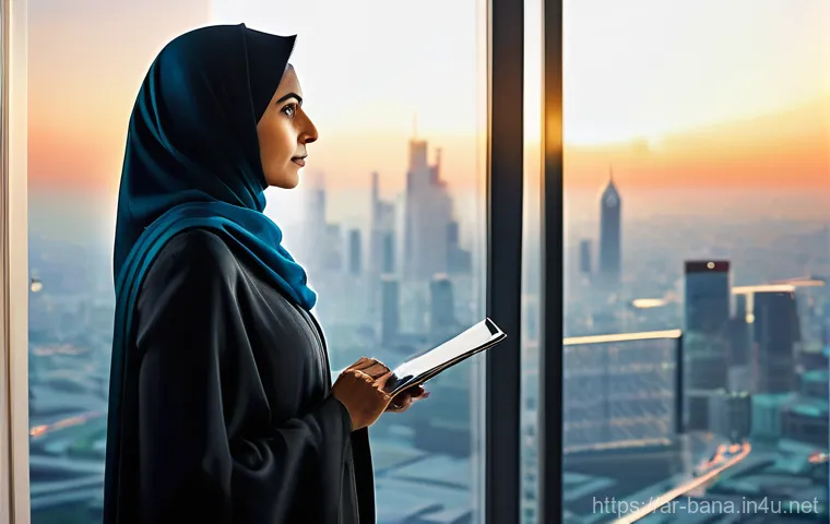 비즈니스 애널리스트 업무 노하우 - **Prompt:** "A dynamic and collaborative scene within a brightly lit, modern tech hub in an Arab cit...