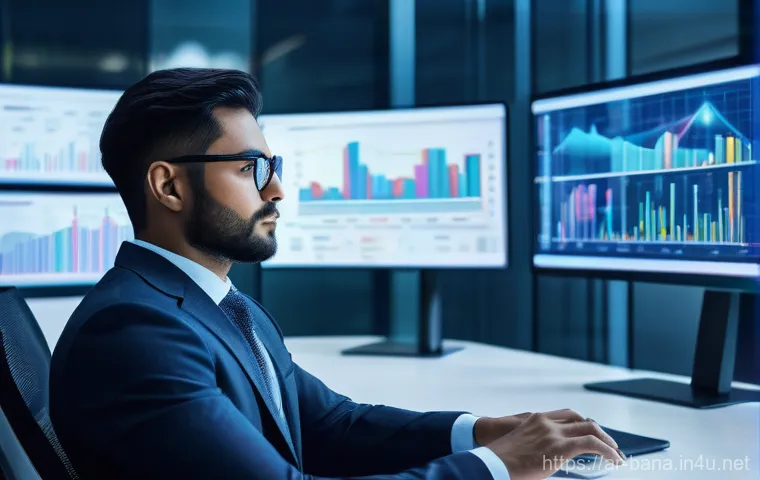 비즈니스 애널리스트 자격시험 대비 - **Prompt:** A dynamic and visually rich image depicting a diverse team of professional business anal...