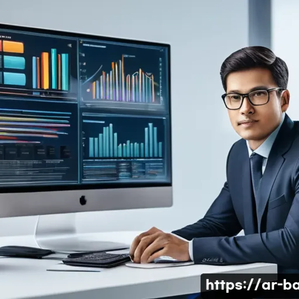 비즈니스 애널리스트 경험 공유 블로그 - **"The Evolving Business Analyst"**
    A dynamic, split-image composition contrasting the past and ...